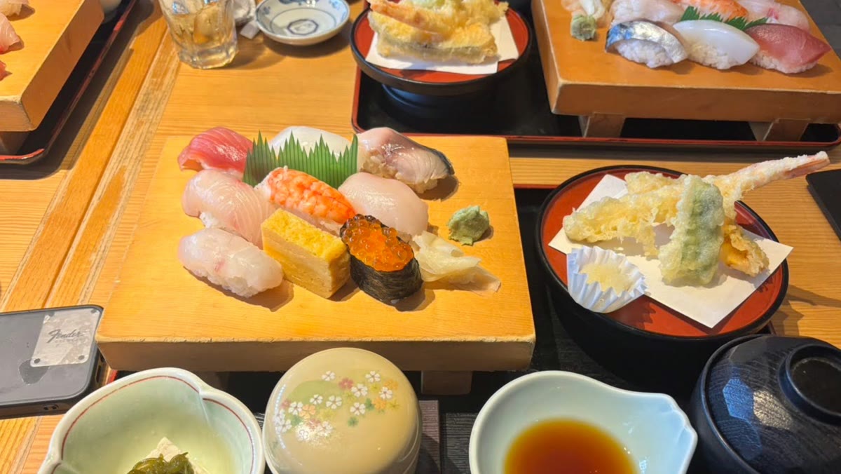 南房総の地魚を使ったお寿司のランチ