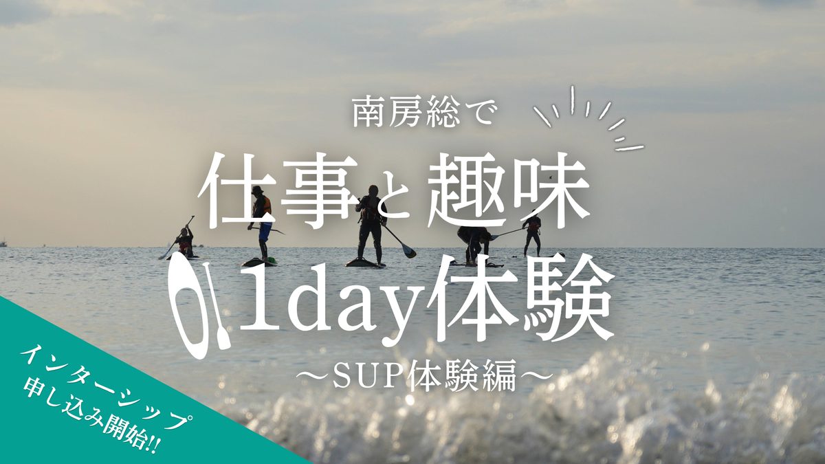 南房総の海でSUP体験をする参加者たち